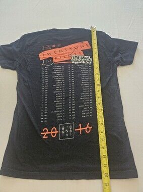 TOP twenty one pilots Emotional Roadshow Tour 2016 Concert Unisex Tee Size xs